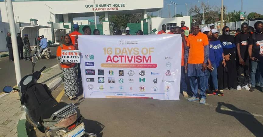 16 Days of Activism against GBV march at Government House, Sokoto