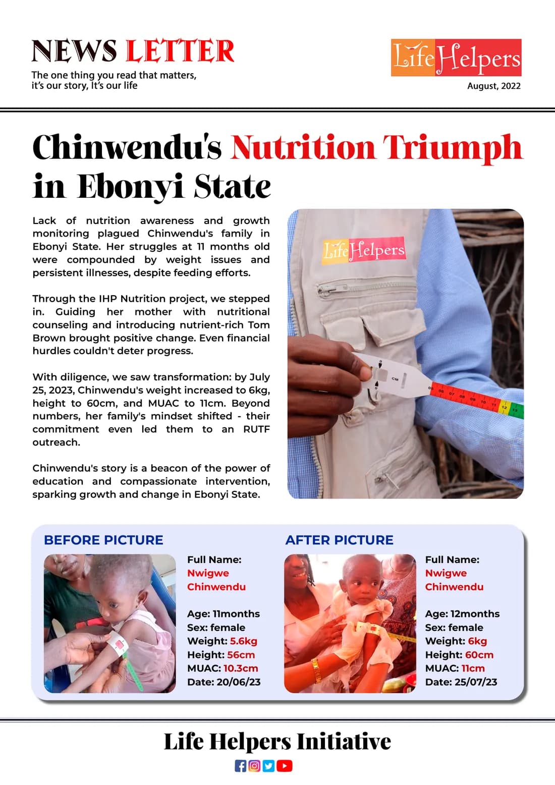 Chinwendu's Nutrition Triumph in Ebonyi State cover